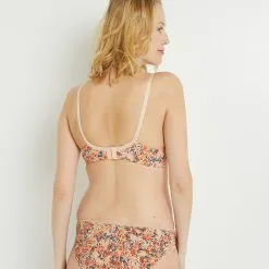 Salome SOUTIEN-GORGE EMBOITANT GROSSESSE IVOIRE/BLEU -Culottes RougeGorge Soldes 11031700 D