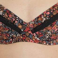 Salome SOUTIEN-GORGE EMBOITANT GROSSESSE NOIR/BLEU -Culottes RougeGorge Soldes 11031701 Z