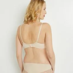 Salome SOUTIEN-GORGE EMBOITANT GROSSESSE CHAMPAGNE -Culottes RougeGorge Soldes 11031702 D