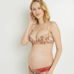 Culottes RougeGorge Soldes 14 Salome SOUTIEN-GORGE AMPLI ALLAITEMENT IVOIRE/BLEU