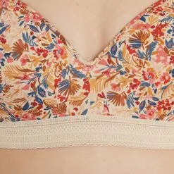 Salome SOUTIEN-GORGE ALLAITEMENT IVOIRE/BLEU -Culottes RougeGorge Soldes 11031900 Z