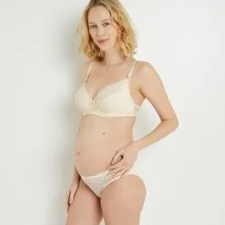 DENTELLE SOUTIEN-GORGE ALLAITEMENT ECRU