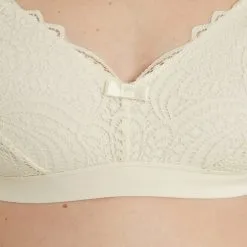 DENTELLE SOUTIEN-GORGE ALLAITEMENT ECRU -Culottes RougeGorge Soldes 11032100 Z