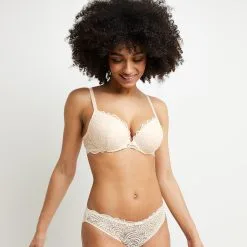 DENTELLE SOUTIEN-GORGE AMPLI EMBOITANT ECRU