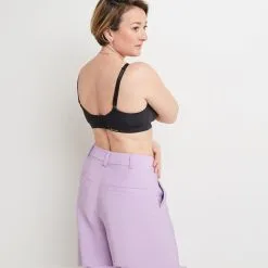 DENTELLE POST OP BRASSIERE NOIR -Culottes RougeGorge Soldes 11254001 D