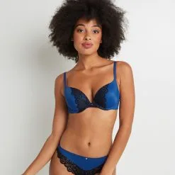 SYARA SOUTIEN-GORGE PUSH UP BLEU