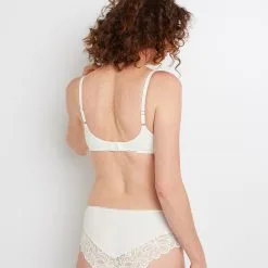 SYARA SOUTIEN-GORGE EMBOITANT ECRU -Culottes RougeGorge Soldes 11286300 D