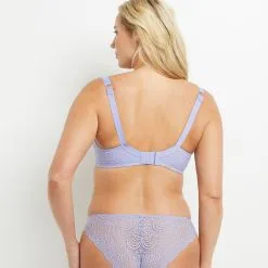 DENTELLE SOUTIEN-GORGE GRANDS BONNETS LILAS 7 DENTELLE SOUTIEN-GORGE GRANDS BONNETS LILAS -Culottes RougeGorge Soldes 11291104 D