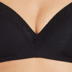 Alba™ SOUTIEN-GORGE SANS ARMATURES NOIR -Culottes RougeGorge Soldes 11294901 Z