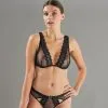 Aphrodite SOUTIEN-GORGE FOULARD NOIR