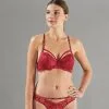 APOLLON SOUTIEN-GORGE PUSH UP DENTELLE BORDEAUX