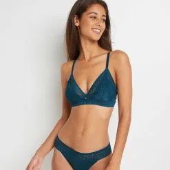 Amalia SOUTIEN-GORGE SANS ARMATURES PETROLE