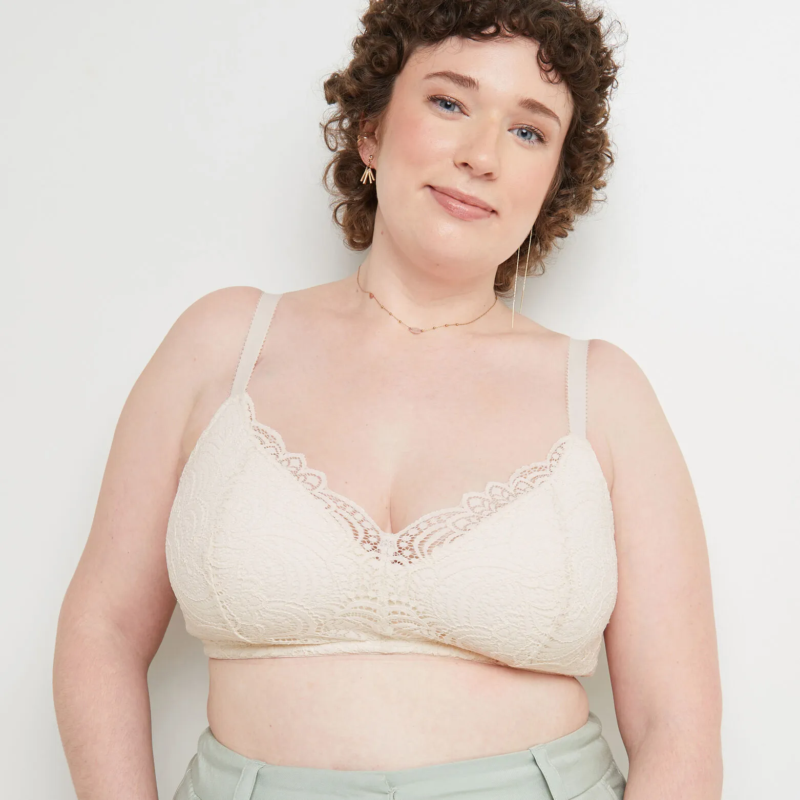 DENTELLE SOUTIEN-GORGE AMPLIFORME POSTOP ECRU 2 DENTELLE SOUTIEN-GORGE AMPLIFORME POSTOP ECRU – Image 2