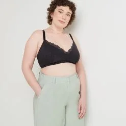 DENTELLE SOUTIEN-GORGE AMPLIFORME POSTOP NOIR