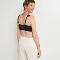 Candice SOUTIEN-GORGE BRASSIERE POST-OP NOIR -Culottes RougeGorge Soldes 11309701 D