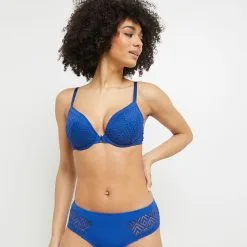 Cleo SOUTIEN-GORGE AMPLIFORME PLUNGE BLEU