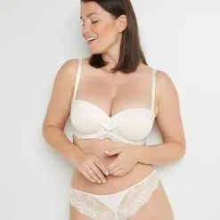 TINA SOUTIEN-GORGE BANDEAU DENTELLE BLANC