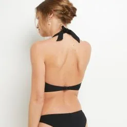 Lotus MAILLOT DE BAIN TRIANGLE NOIR -Culottes RougeGorge Soldes 20021100 D