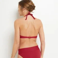 Lotus MAILLOT DE BAIN COQUE MICROFIBRE ROUGE -Culottes RougeGorge Soldes 20021201 D