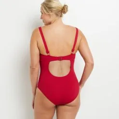 Lotus MAILLOT DE BAIN 1PC GRANDS BONNETS ROUGE -Culottes RougeGorge Soldes 20021901 D gt