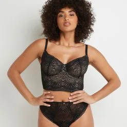 Beverly SOUTIEN-GORGE CORBEILLE BUSTIER NOIR