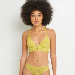 BELMA SOUTIEN-GORGE SANS ARMATURES JAUNE