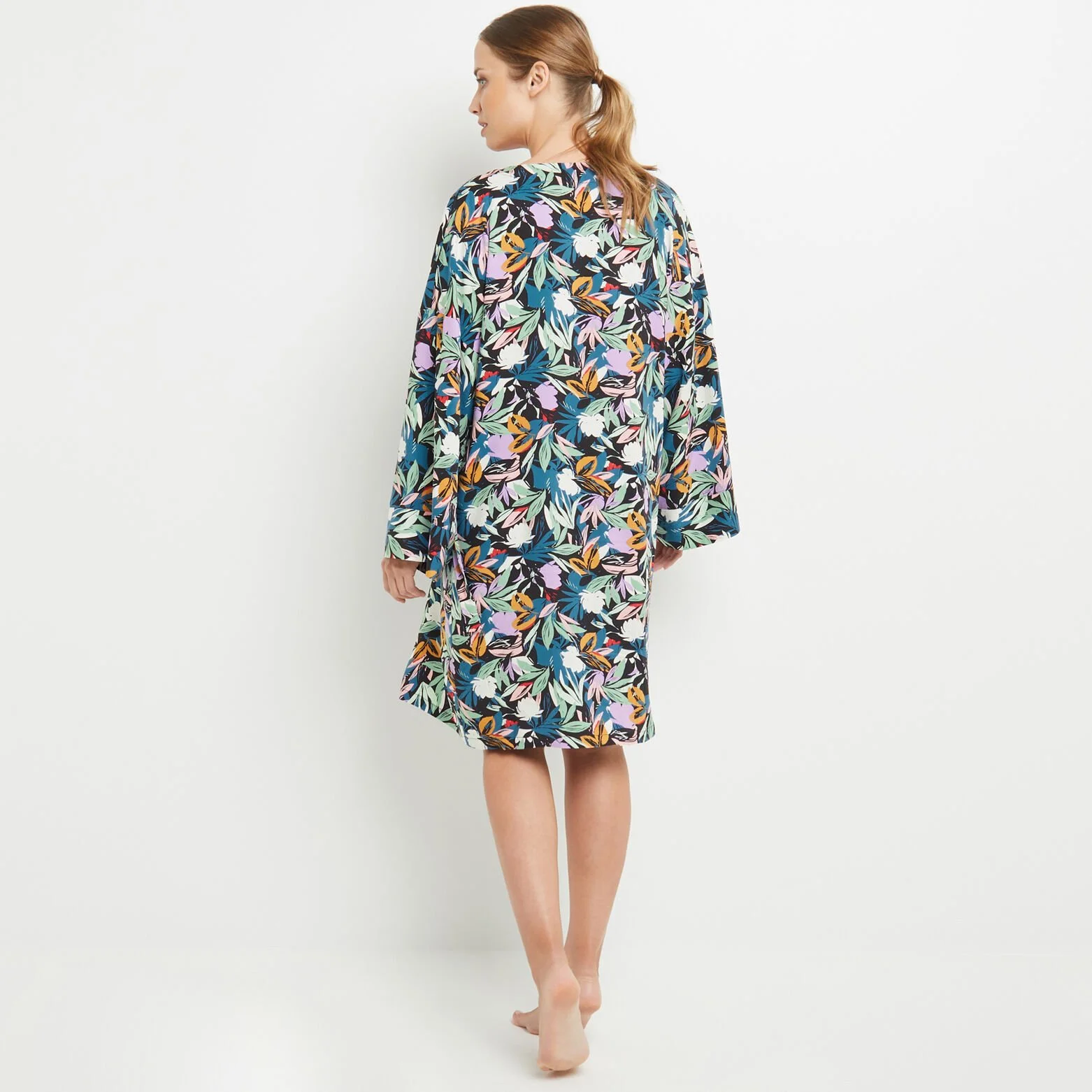 BECKIE DESHABILLE MULTICO BLEU 4 BECKIE DESHABILLE MULTICO BLEU – Image 4