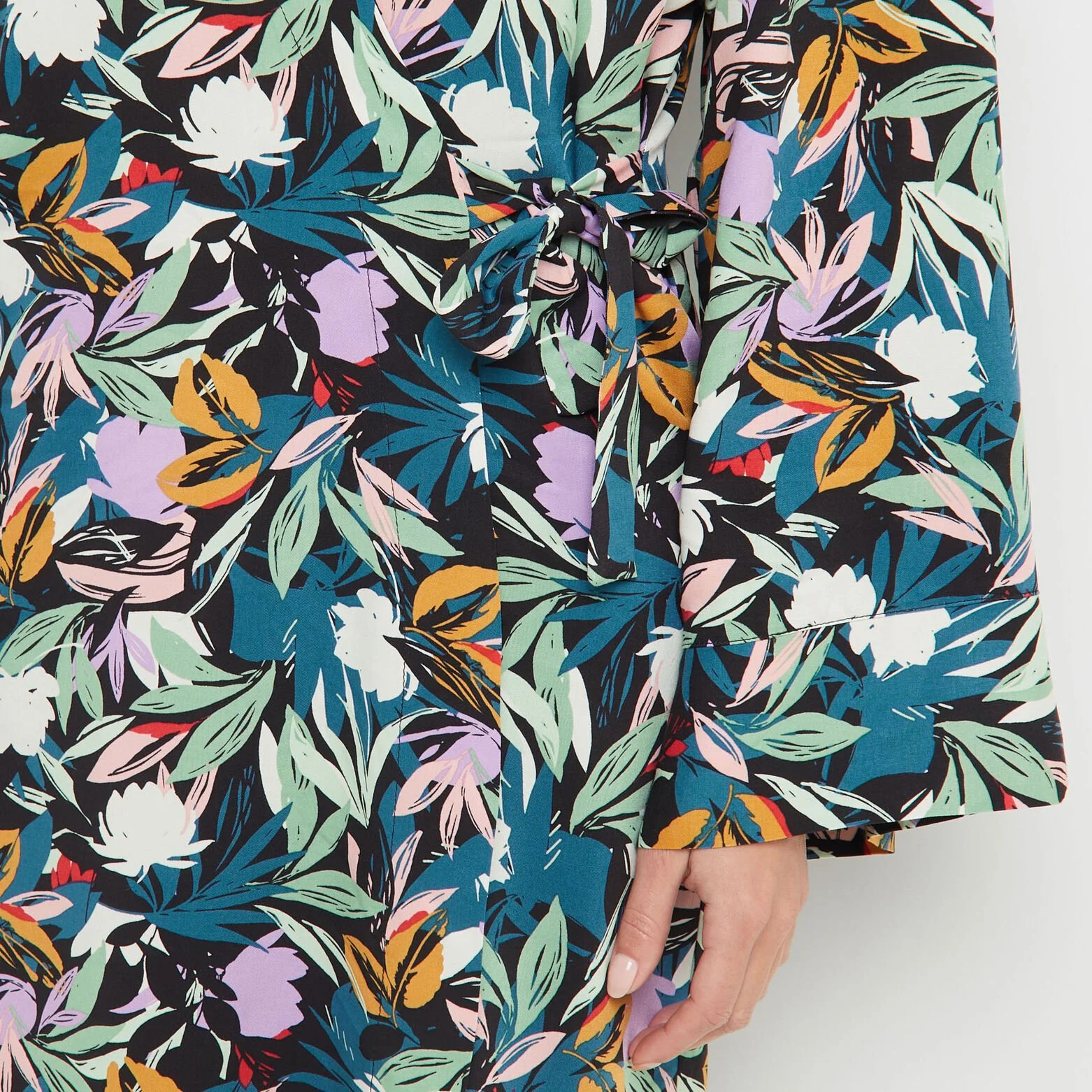 BECKIE DESHABILLE MULTICO BLEU 3 BECKIE DESHABILLE MULTICO BLEU – Image 3