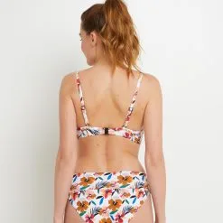 Luna MAILLOT DE BAIN AMPLIFORME ECRU -Culottes RougeGorge Soldes 20034000 D