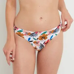 Luna MAILLOT DE BAIN SLIP MIDI ECRU