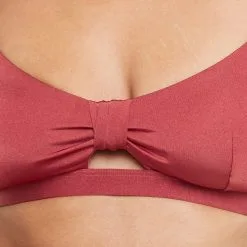 Leonie MAILLOT DE BAIN TRIANGLE BORDEAUX -Culottes RougeGorge Soldes 20035400 Z