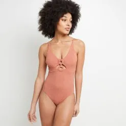 Lady MAILLOT DE BAIN 1 PIECE MICROFIBRE ROSE -Culottes RougeGorge Soldes 20038900 C