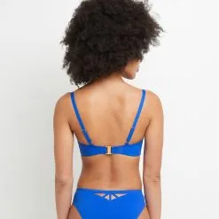 Lisa MAILLOT DE BAIN TRIANGLE BLEU ROI -Culottes RougeGorge Soldes 20047600 D