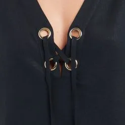 Lana TUNIQUE NOIR 6 Lana TUNIQUE NOIR -Culottes RougeGorge Soldes 20055700 Z