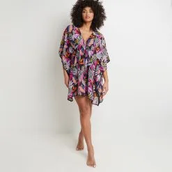 Lavande TUNIQUE NOIR -Culottes RougeGorge Soldes 20055900 C