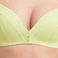 Bebe SOUTIEN-GORGE AMPLI SANS ARMATURE JAUNE -Culottes RougeGorge Soldes 20063800 Z