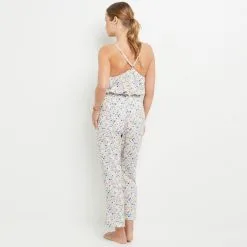 Beach PANTACOURT IMPRIME MULTICO BLEU -Culottes RougeGorge Soldes 20065300 D