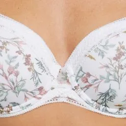 BEBEL SOUTIEN-GORGE AMPLI EMBOITANT MULTICO BLANC -Culottes RougeGorge Soldes 20068500 Z