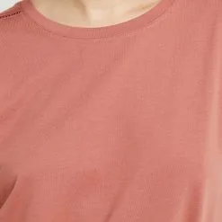 Bambi TEE SHIRT MANCHES COURTES COTON ROSE -Culottes RougeGorge Soldes 20070500 Z