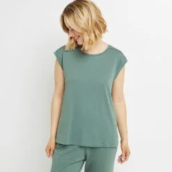 Bambi TEE SHIRT MANCHES COURTES COTON KAKI