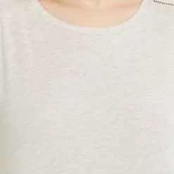 Bambi TEE SHIRT MANCHES COURTES COTON BEIGE -Culottes RougeGorge Soldes 20070502 Z