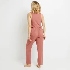 Bambi PANTACOURT COTON ROSE 5 Bambi PANTACOURT COTON ROSE -Culottes RougeGorge Soldes 20071300 D