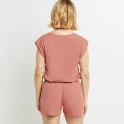 Bambi SHORT COTON ROSE -Culottes RougeGorge Soldes 20071500 D