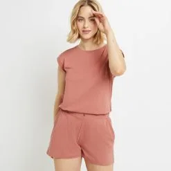 Bambi SHORT COTON ROSE