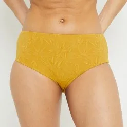 Lemon MAILLOT DE BAIN CULOTTE HAUTE JAUNE