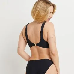 Lana MAILLOT DE BAIN BRASSIERE NOIR -Culottes RougeGorge Soldes 20072700 D