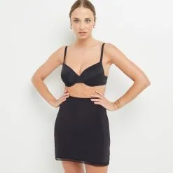 Invisible JUPON MICROFIBRE RECYCLEE NOIR