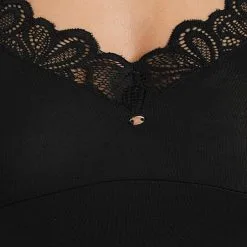 SYARA NUISETTE VISCOSE NOIR -Culottes RougeGorge Soldes 43187200 Z