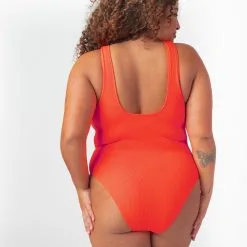 EGO MAILLOT 1P MAILLE GAUFREE ORANGE -Culottes RougeGorge Soldes 77015100 D