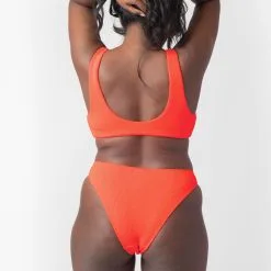 EPI BRASSIERE MAILLE GAUFREE ORANGE -Culottes RougeGorge Soldes 77015200 D